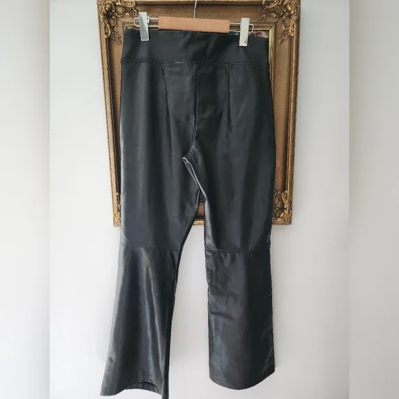 Badgley Mischka 4-way stretch faux leather pants - Picture 4 of 7